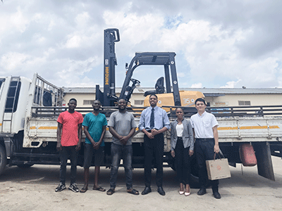 HIFOUNE Forklift Successfully Delivered to African Client – Strengthening Global Partnerships